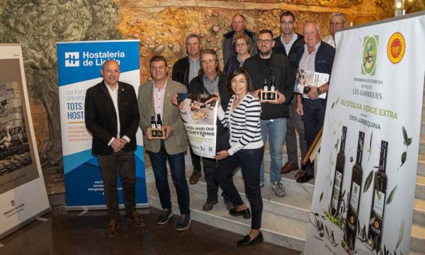La DOP Les Garrigues i la Federació d’Hostaleria de Lleida s’uneixen per promoure l’oli d’arbequina verge extra